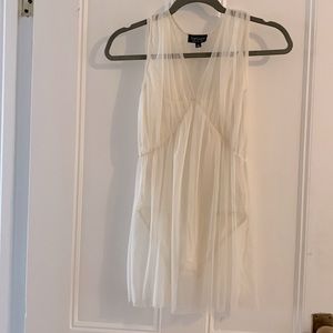 TopShop white bodysuit